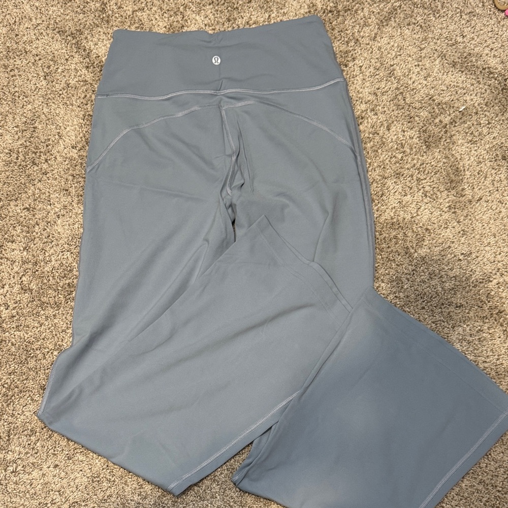 lululemon athletica Gray High-Rise Flare Leggings